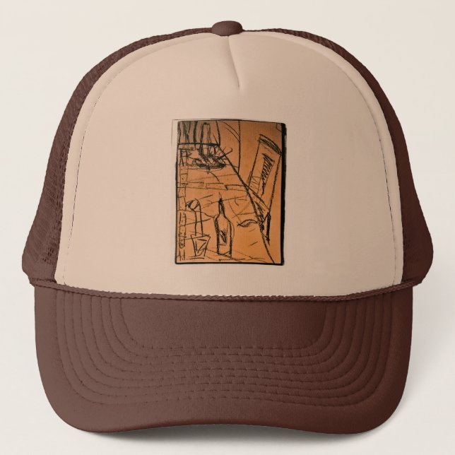 Gorra De Camionero frasco de cena (Anverso)