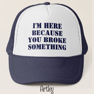 Gorra De Camionero Frase Divertida Manitas Bromas de Papá Azul
