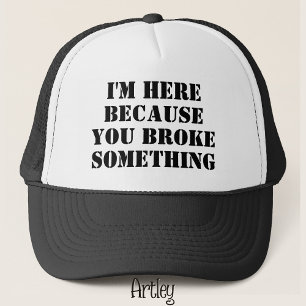Gorra De Camionero Frase Divertida Manitas Bromista Papá Negro
