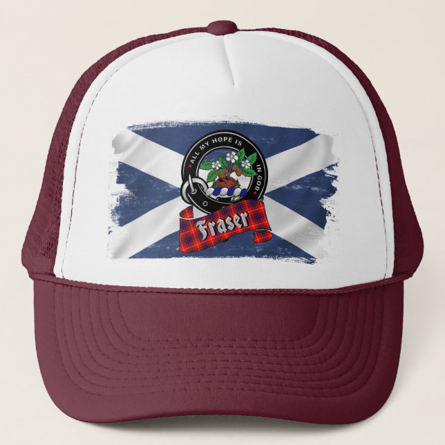 Gorra De Camionero Fraser Clan Badge Trucker Hat (Anverso)