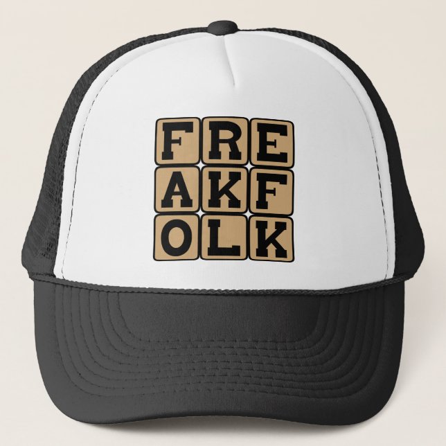Gorra De Camionero Freak Folk, Género Musical (Anverso)