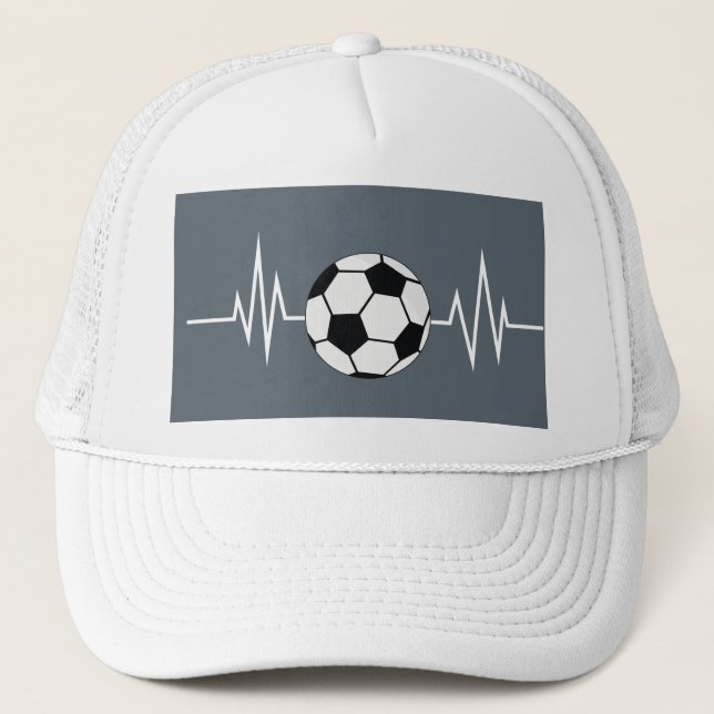 Gorra De Camionero Frecuencia del fútbol (Anverso)