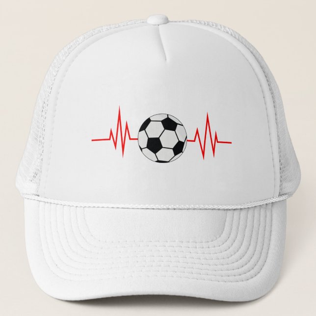 Gorra De Camionero Frecuencia del fútbol (Anverso)
