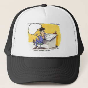 Gorra De Camionero Fred Draws A Blank Funny Offbeat Cartoon Gifts