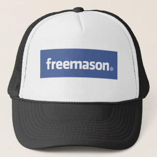 Gorra De Camionero Freemason, logotipo del estilo de Facebook con