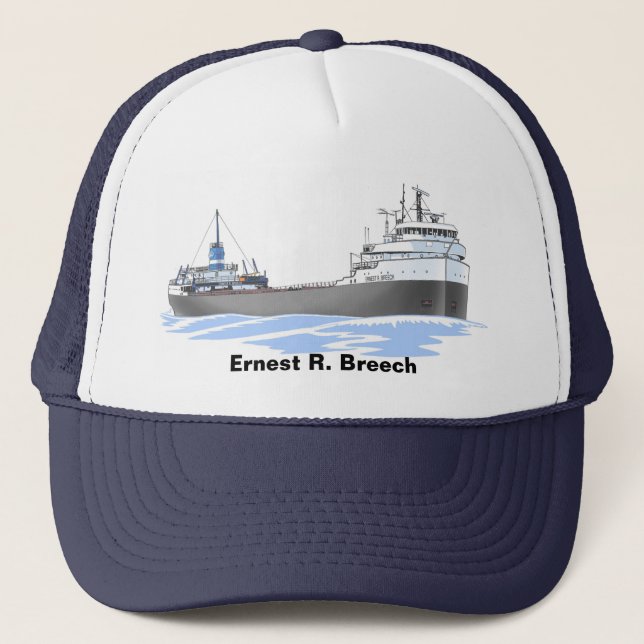 Gorra De Camionero Freighter de los Grandes Lagos Ernest R. Breech (Anverso)