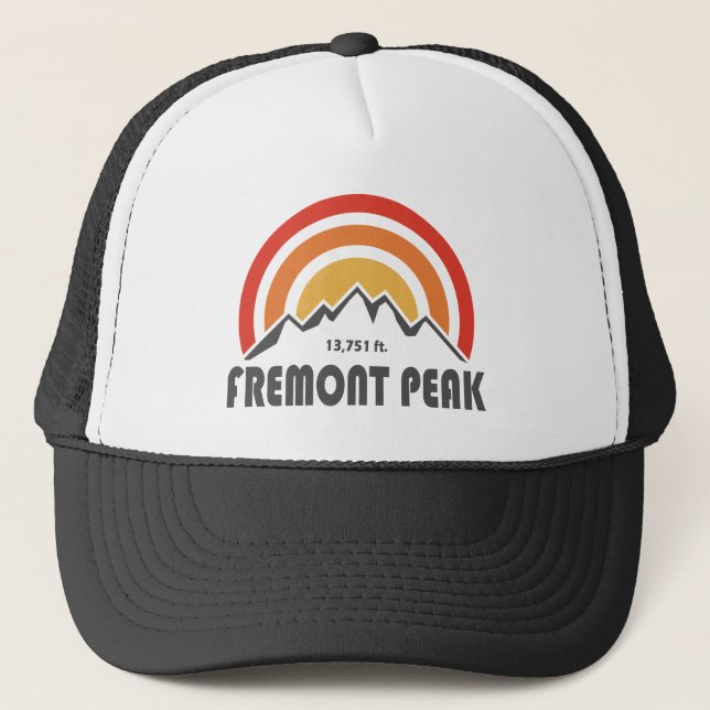 Gorra De Camionero Fremont Peak Wyoming (Anverso)