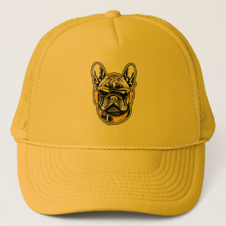 Gorra De Camionero French Bulldog Headphones