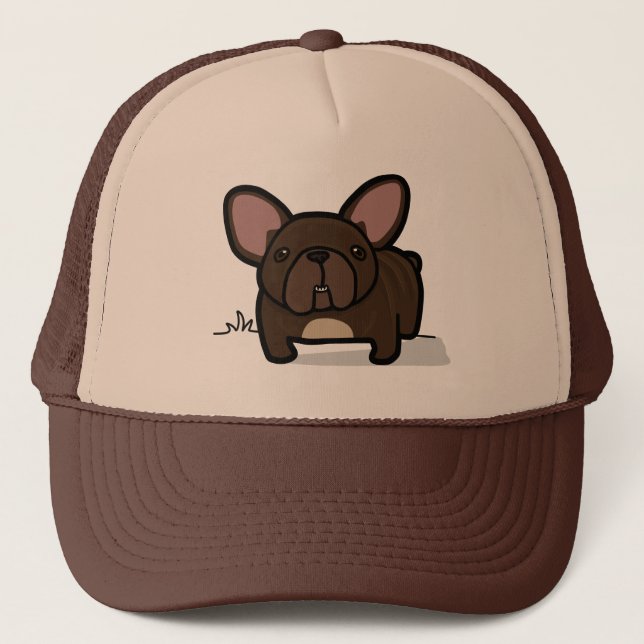 Gorra De Camionero Frenchie Brindle (Anverso)