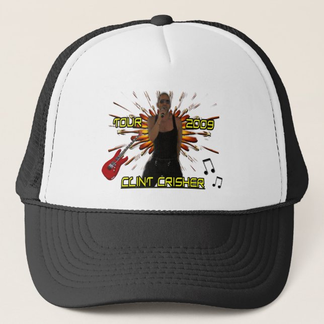 Gorra De Camionero Frente de Clint Crisher 2009/trasero (Anverso)