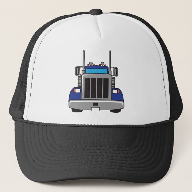 Gorra De Camionero Frente Semi Truck (Anverso)