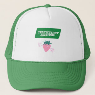 Gorra De Camionero Fresa