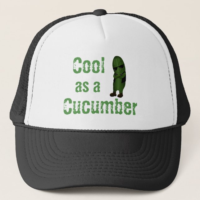 Gorra De Camionero Fresco Como Un Pepino (Anverso)
