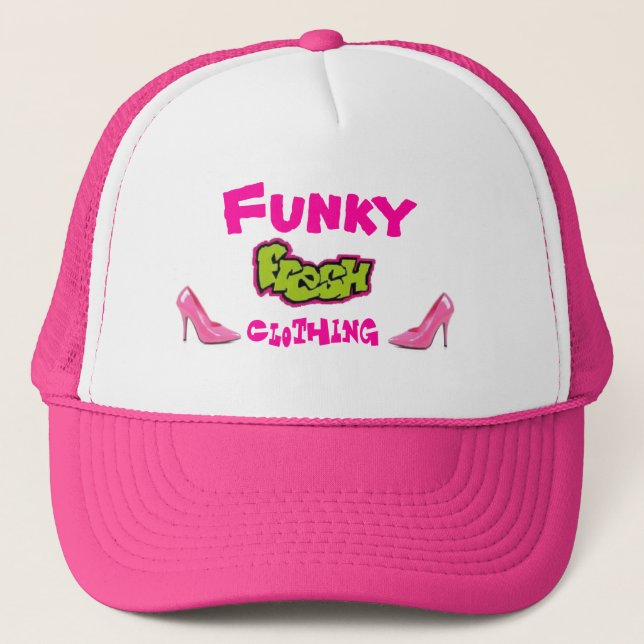 Gorra De Camionero fresco, pinkpump, rosa, enrrollado, ropa (Anverso)