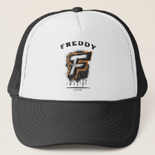 Gorra De Camionero Fresh Off the Wall - Audaz Graffiti Monograma "F"