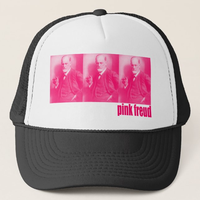 Gorra De Camionero Freud rosado (Anverso)