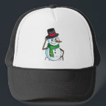 Gorra De Camionero Friendly Snowman<br><div class="desc">Cute Friendly Snowman</div>