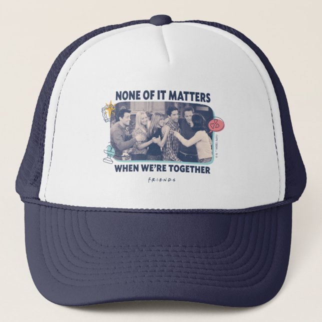 Gorra De Camionero FRIENDS™ | Abrazo grupal (Anverso)
