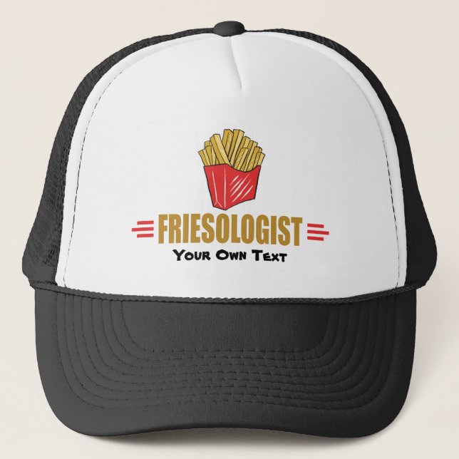 Gorra De Camionero Fries franceses graciosos (Anverso)