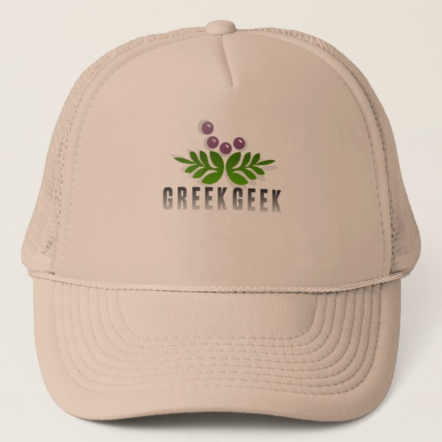 Gorra De Camionero Friki griego (Anverso)