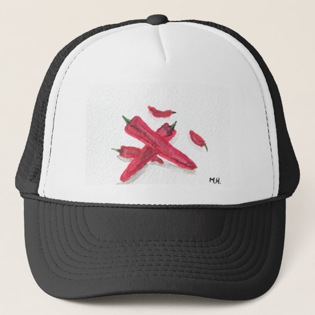 Gorra De Camionero Fríos rojos (Anverso)