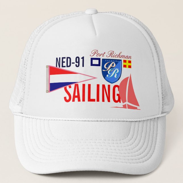 Gorra De Camionero FRL-91 navegante holandés náutico (Anverso)