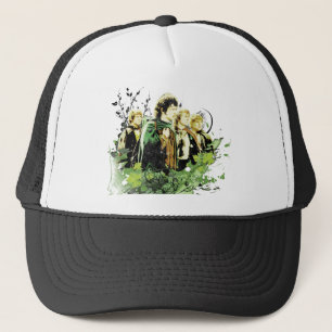 Gorra De Camionero FRODO™ with Hobbits Vector Collage
