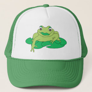 Gorra De Camionero Frog Lily Pad
