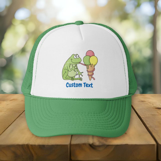 Gorra De Camionero Frog with Icecream Trucker Hat (Subido por el creador)