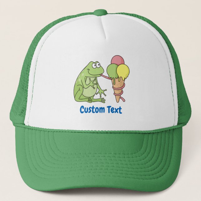Gorra De Camionero Frog with Icecream Trucker Hat (Anverso)