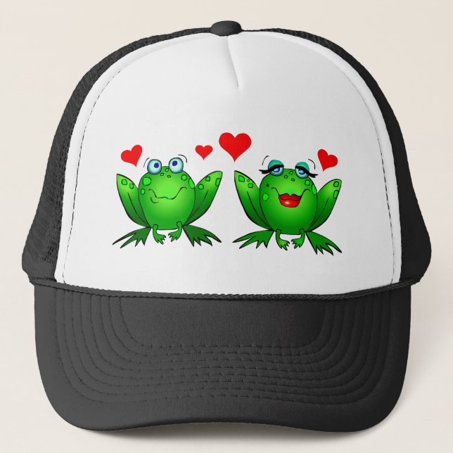 Gorra De Camionero Frogs in Love Hat (Anverso)