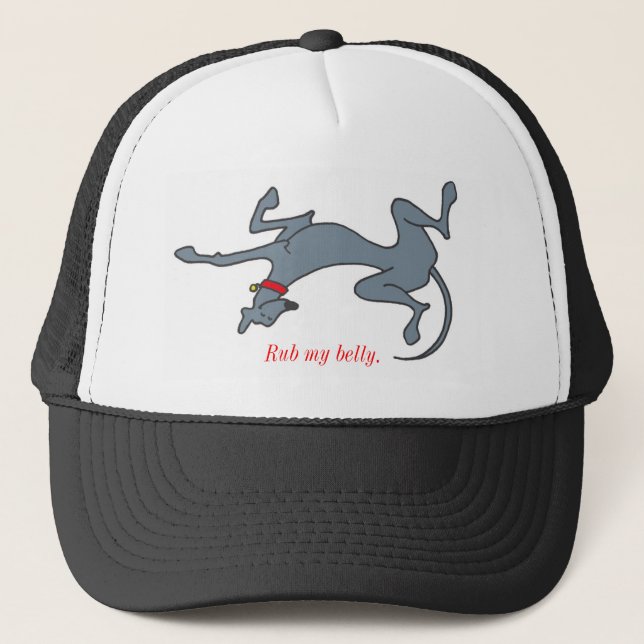 Gorra De Camionero Frote mi casquillo del vientre (Anverso)