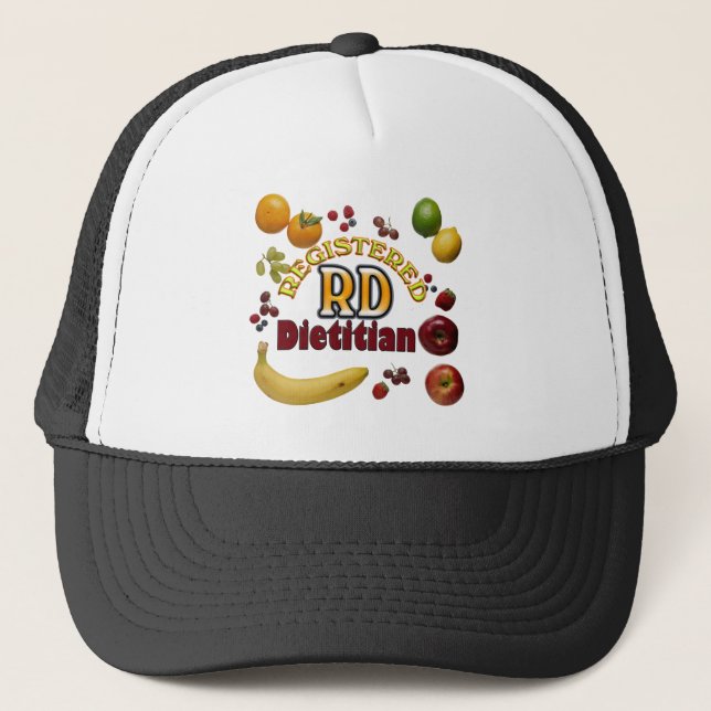 GORRA DE CAMIONERO FRUITY RD - DIETITIANO REGISTRADO (Anverso)
