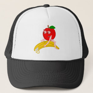 Gorra De Camionero Fruta de Osteopath divertida Apple Straighan un pl