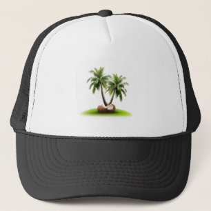 Gorra De Camionero Fruta del árbol del coco