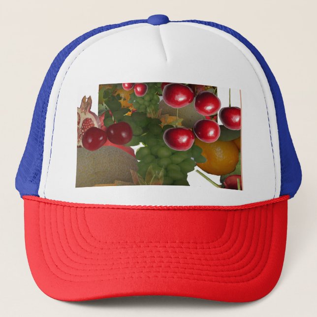 Gorra De Camionero Frutas de cerezas (Anverso)