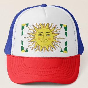 Gorra De Camionero Frutas de limón tropical, cara de sol.