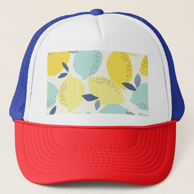 Gorra De Camionero Frutos cítricos, vibrante y sin fisuras. (Anverso)