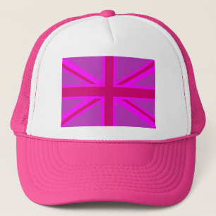 Gorra De Camionero Fuchsia Union Jack