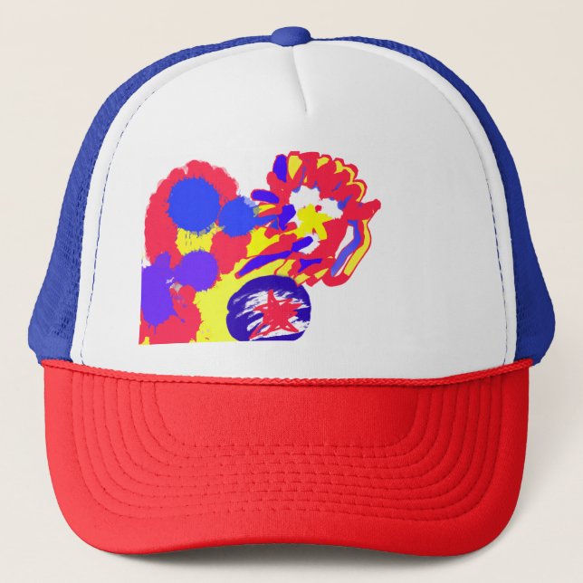 Gorra De Camionero Fuego 4 de julio (Anverso)