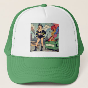 Gorra De Camionero Fuego de basureros