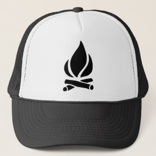 Gorra De Camionero Fuego de campamento