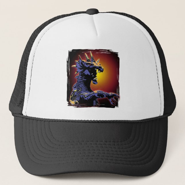 Gorra De Camionero Fuego de dragón (Anverso)