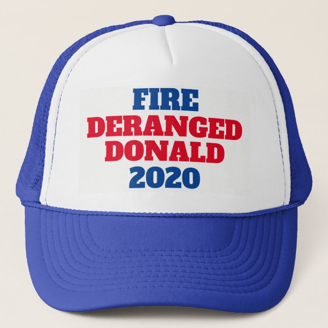 Gorra De Camionero "Fuego Donald loco 2020 " (Anverso)