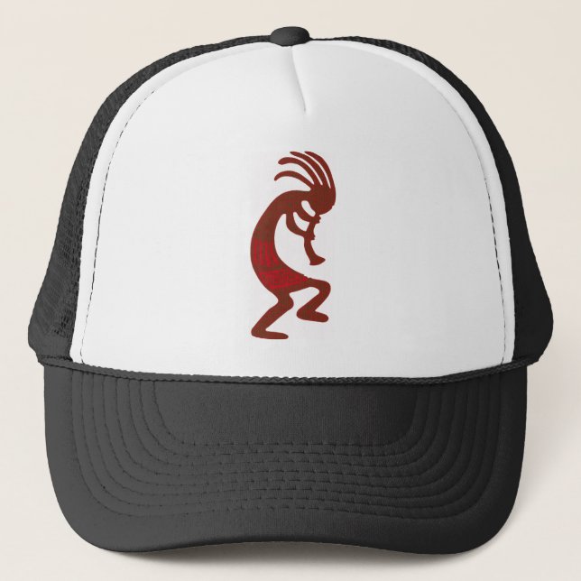 Gorra De Camionero Fuego Kokopelli (Anverso)