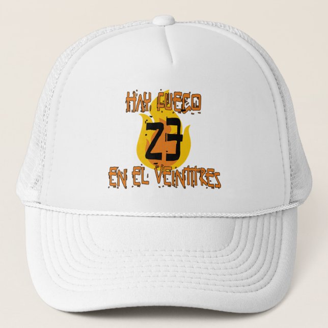 Gorra De Camionero fuegoEnEl23 (Anverso)