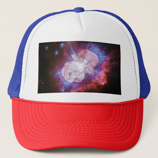 Gorra De Camionero Fuegos artificiales del sistema Binary Star Eta Ca (Anverso)