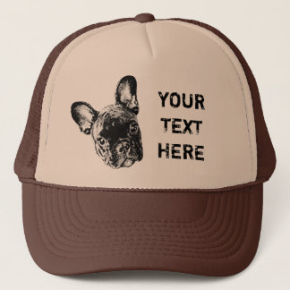 Gorra De Camionero Fuente de encargo del bulldog francés