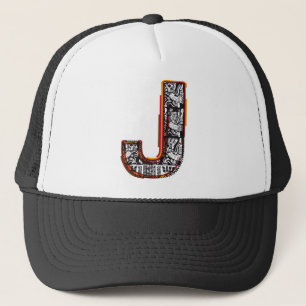 Gorra De Camionero Fuente del ` s del inca, letra J