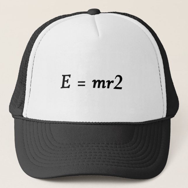 Gorra De Camionero Fuente E=mr2 (Anverso)